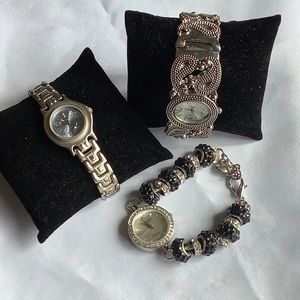 Silver Watches - Set of 3